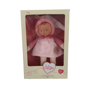 Corolle Baby Doll Miss Rose Fleur Cotton Pink Flower NEW Damaged Box